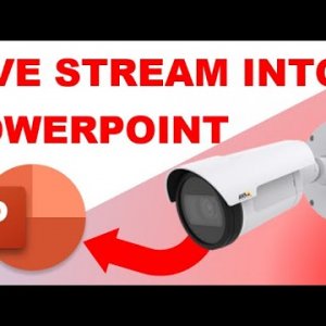 How to imbed a CCTV livestream into PowerPoint - A free alternative to VideoPoint!