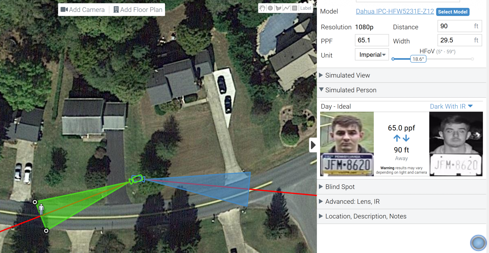 Left LPR camera | IP Cam Talk