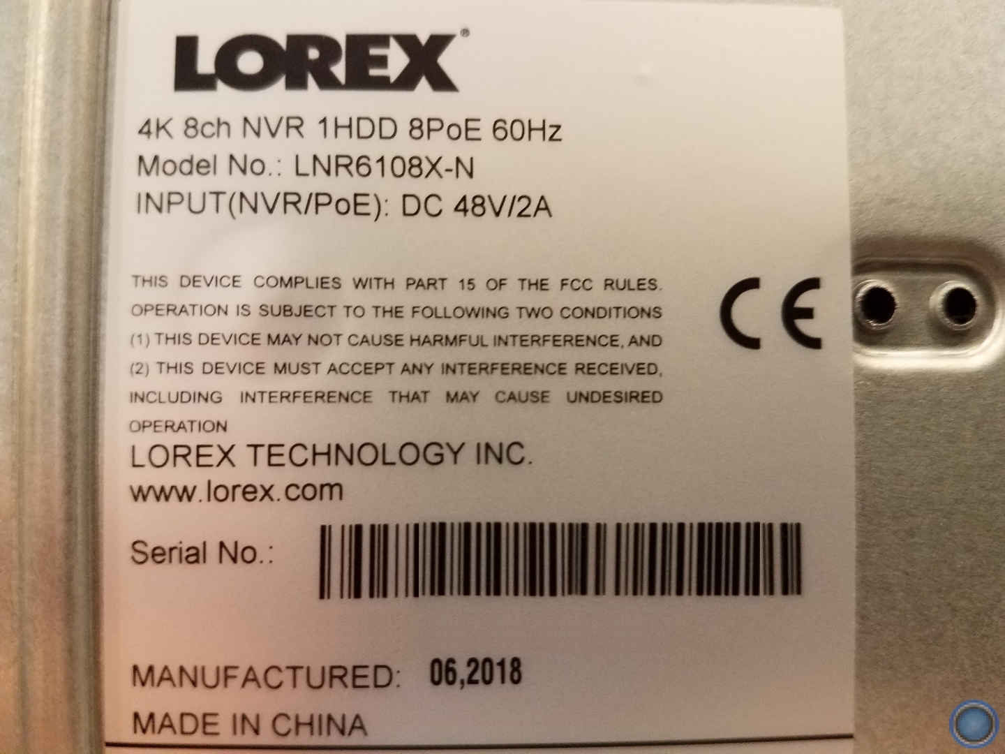 Lorex 4K Active Deterrence Wired Network Security System